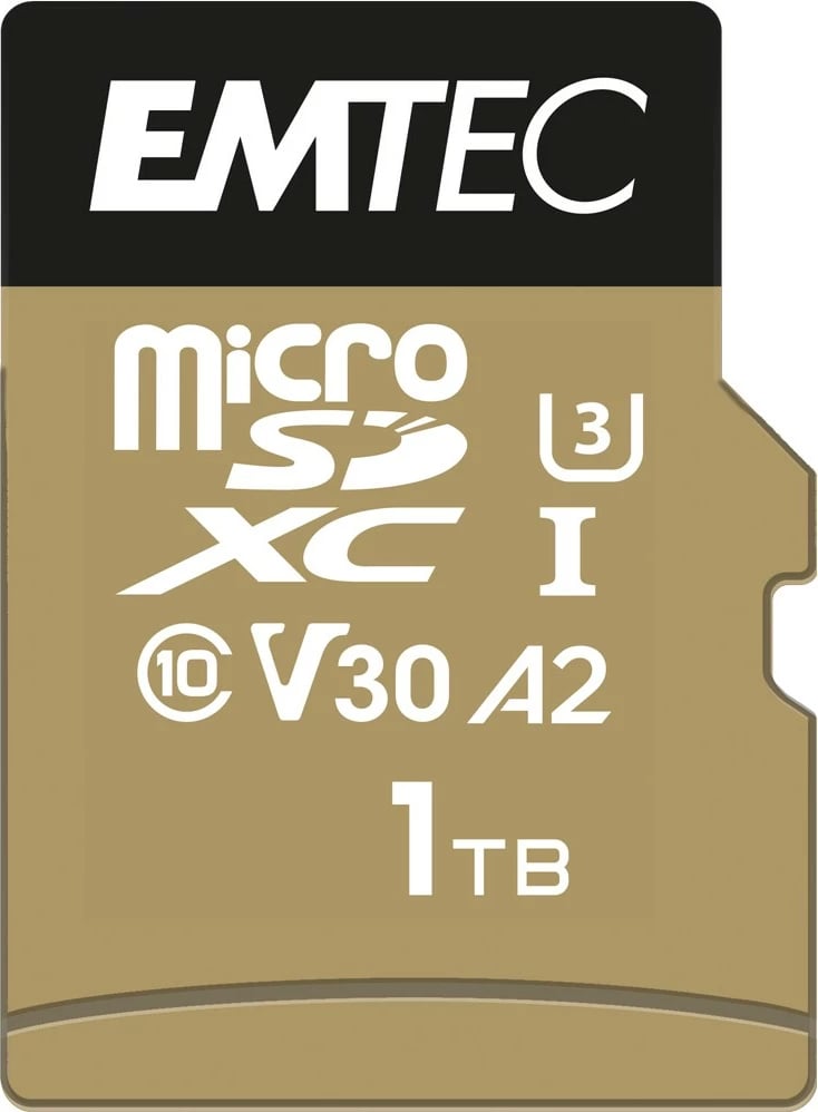 Kartelë memorie EMTEC ECMSDM1TXC10SP 1TB MicroSDXC Class 10 UHS-I kafe