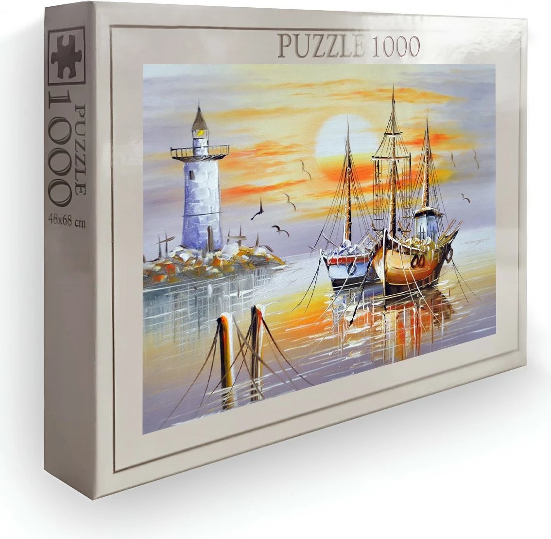 Puzzle 1000 copë, Evila Originals, shumëngjyrësh, PZL_027_1000