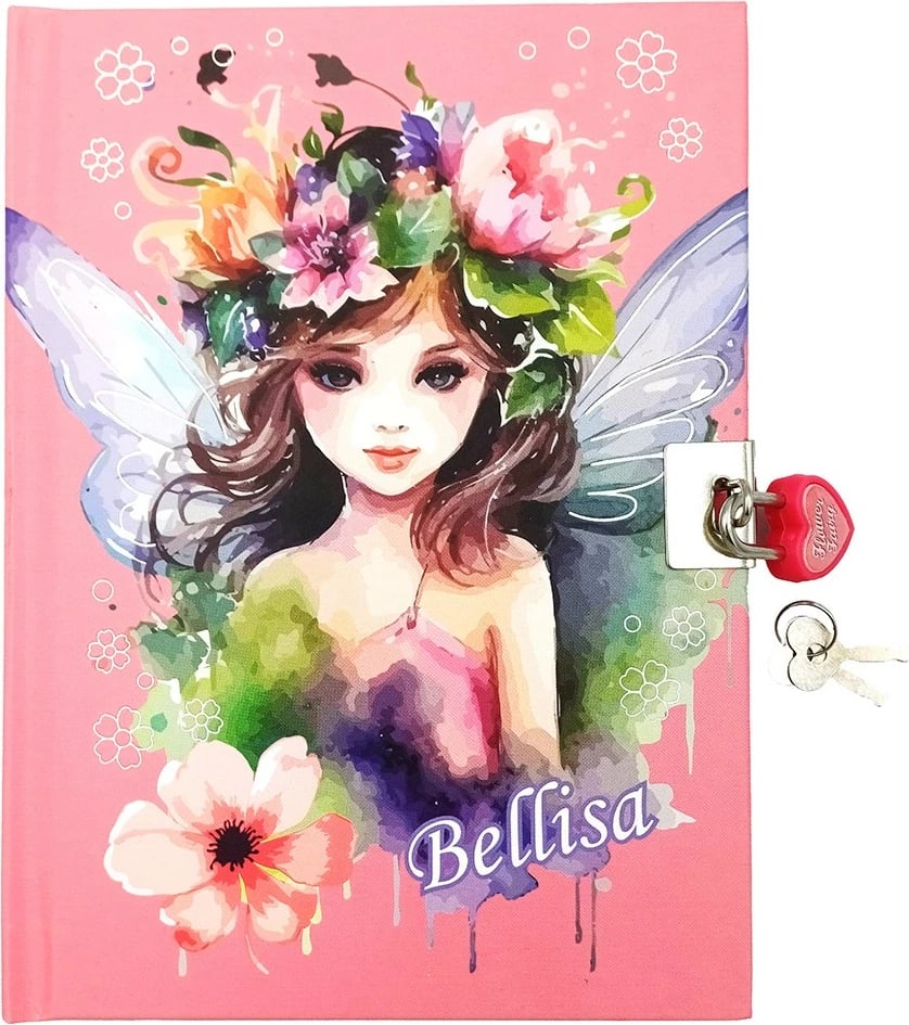 Ditari sekret Stnux Flower Fairy Bellisa me ngjitëse dhe 2 stilolapsa, për vajza Ditari sekret Stnux Flower Fairy Bellisa me ngjitëse dhe 2 stilolapsa, për vajza