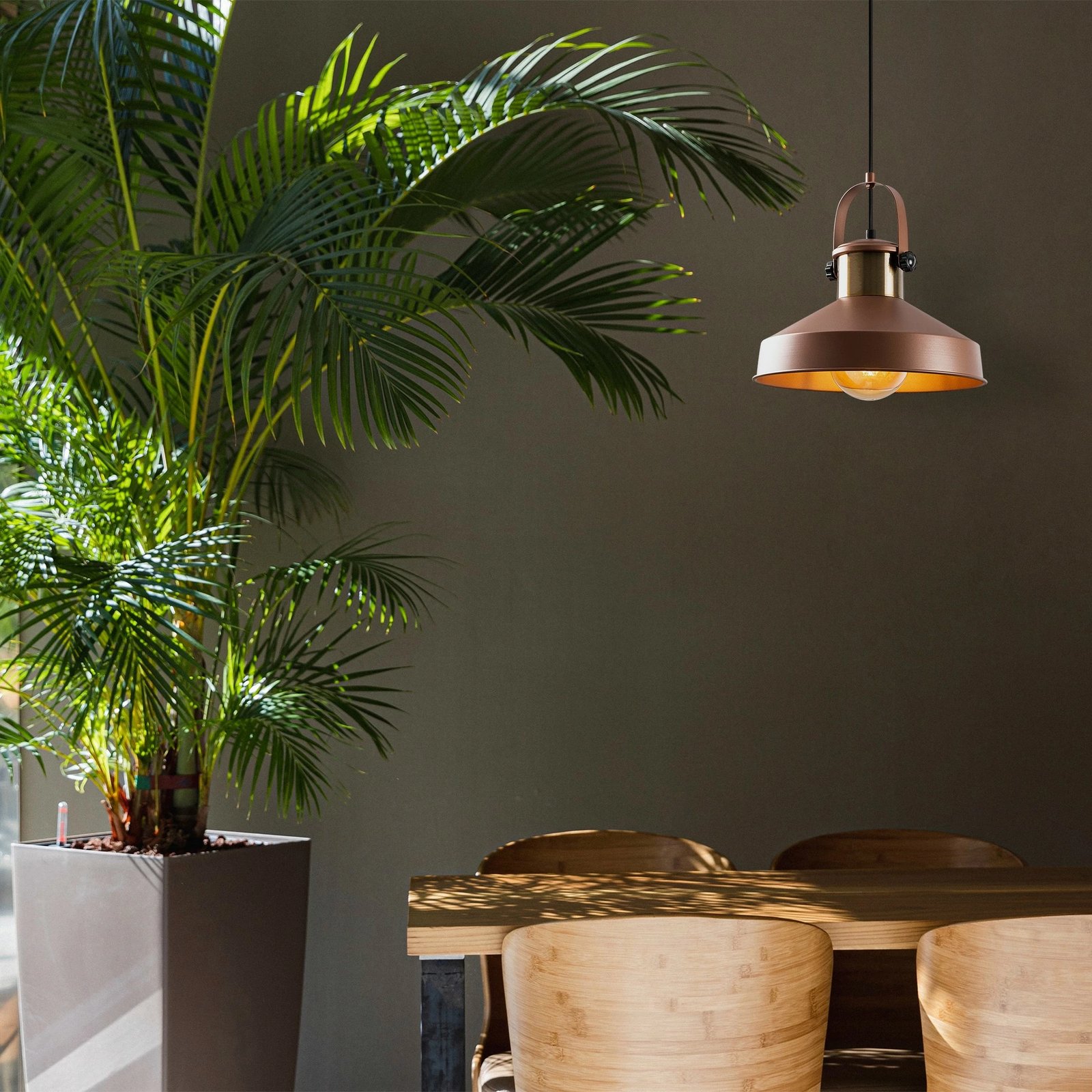 Llambë tavani Opviq, Dodo - 2573, ngjyrë bakri