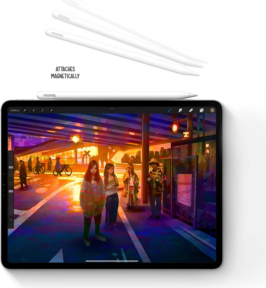 Stylus Joyroom JR-X15, për iPad, 130mAh, USB-C, Bardhë