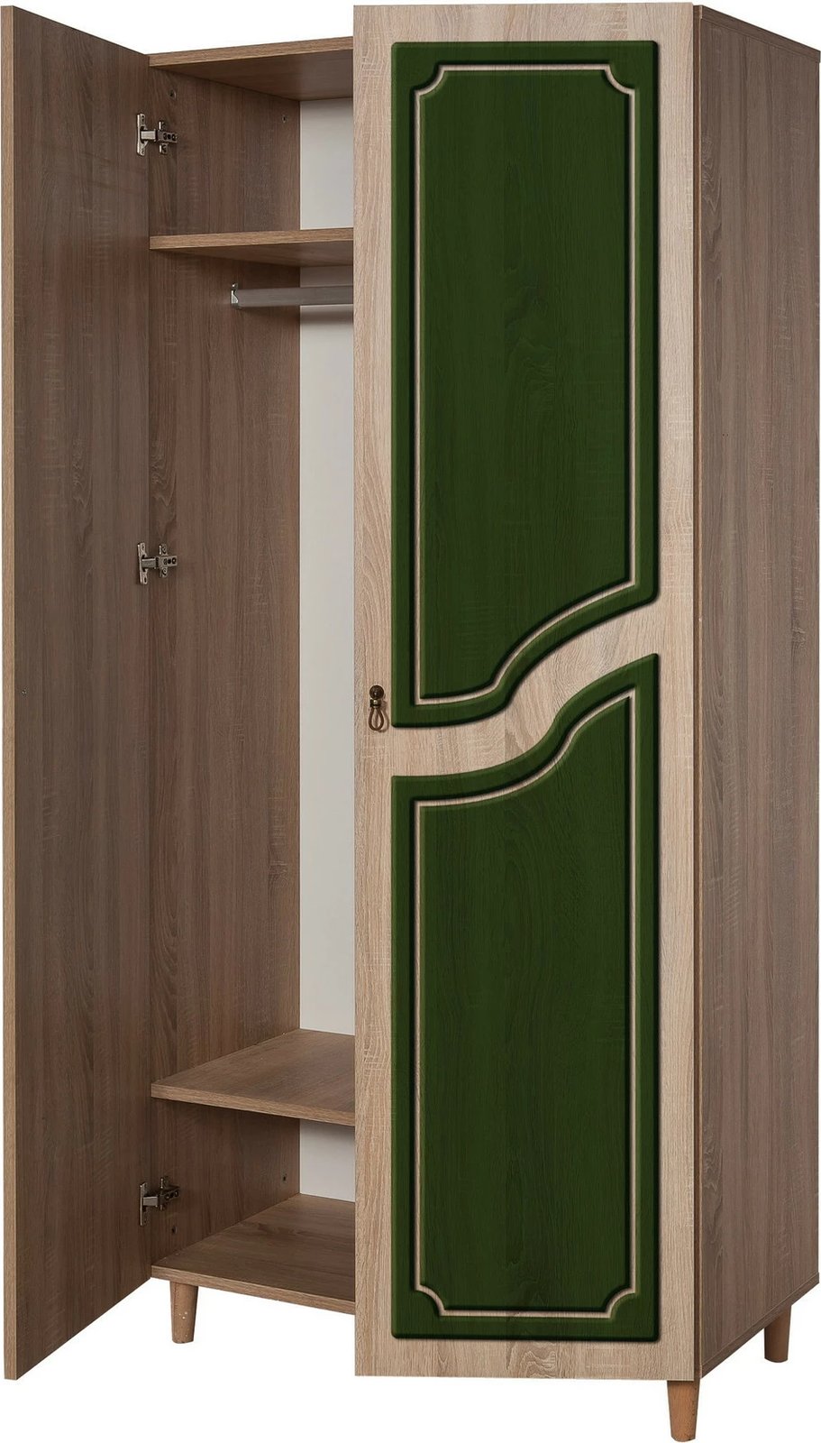 Dollap Skye Decor, stil modern, ngjyrë lisi Sonoma, 90x192x52cm