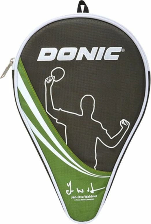 Kuti për raketë pingpongu Donic, unisex, e gjelbër