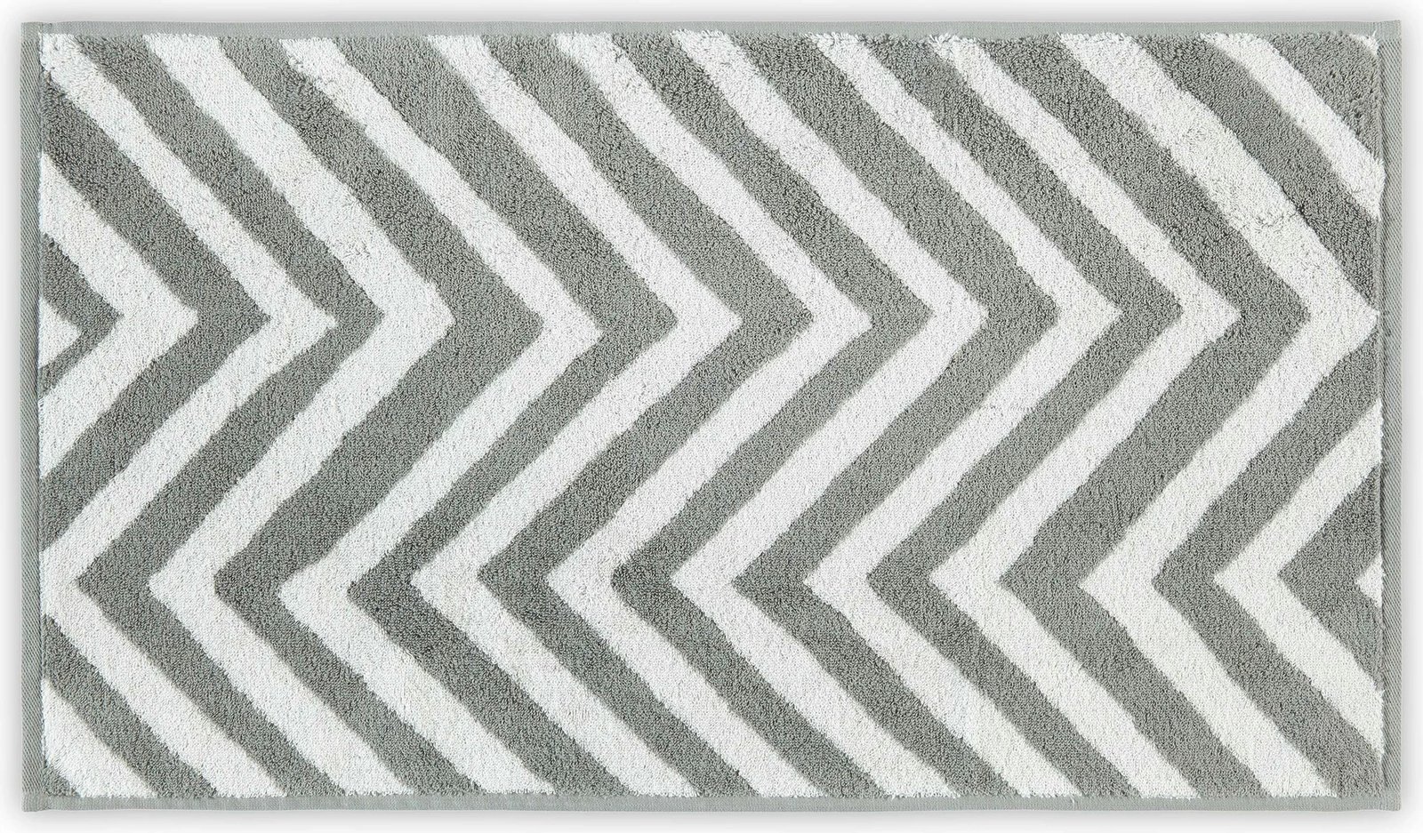 Peshqir fytyre Mijölnir, dizajn zig-zag, bardhë-gri