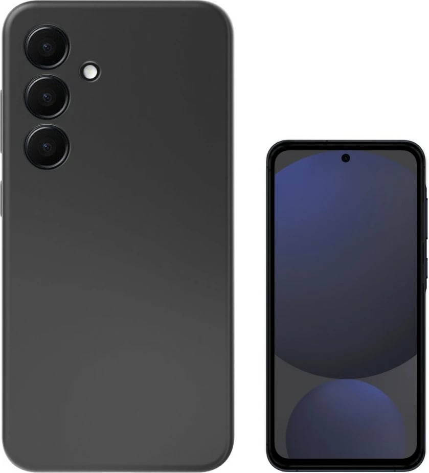 Mbështjellës 4smarts për Samsung Galaxy A36, silikon, mikrofibre, 6.7 inch, i zi