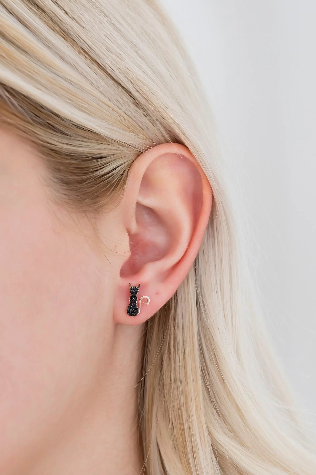 Vathë argjendi Jumeon, rozë gold & të zinj, NRZ99155