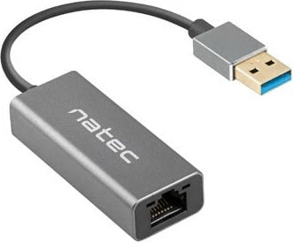 Kartelë rrjeti USB 3.0 Natec Cricket, RJ-45 1Gbps, Gri Kartelë rrjeti USB 3.0 Natec Cricket, RJ-45 1Gbps, Gri