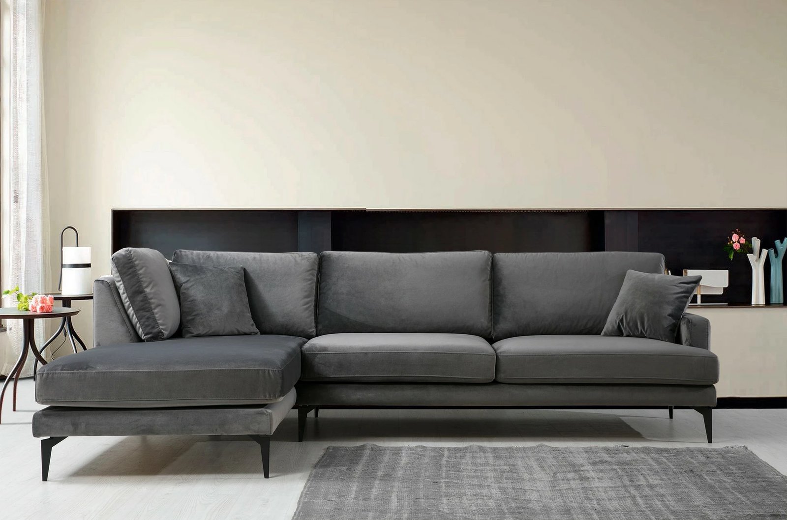 Këndare Atelier del Sofa, Papira këndore majtas, anthracite