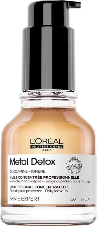 Vaj për flokë L'Oreal Professionnel Serie Expert Metal Detox Concentrated Oil për femra 50ml