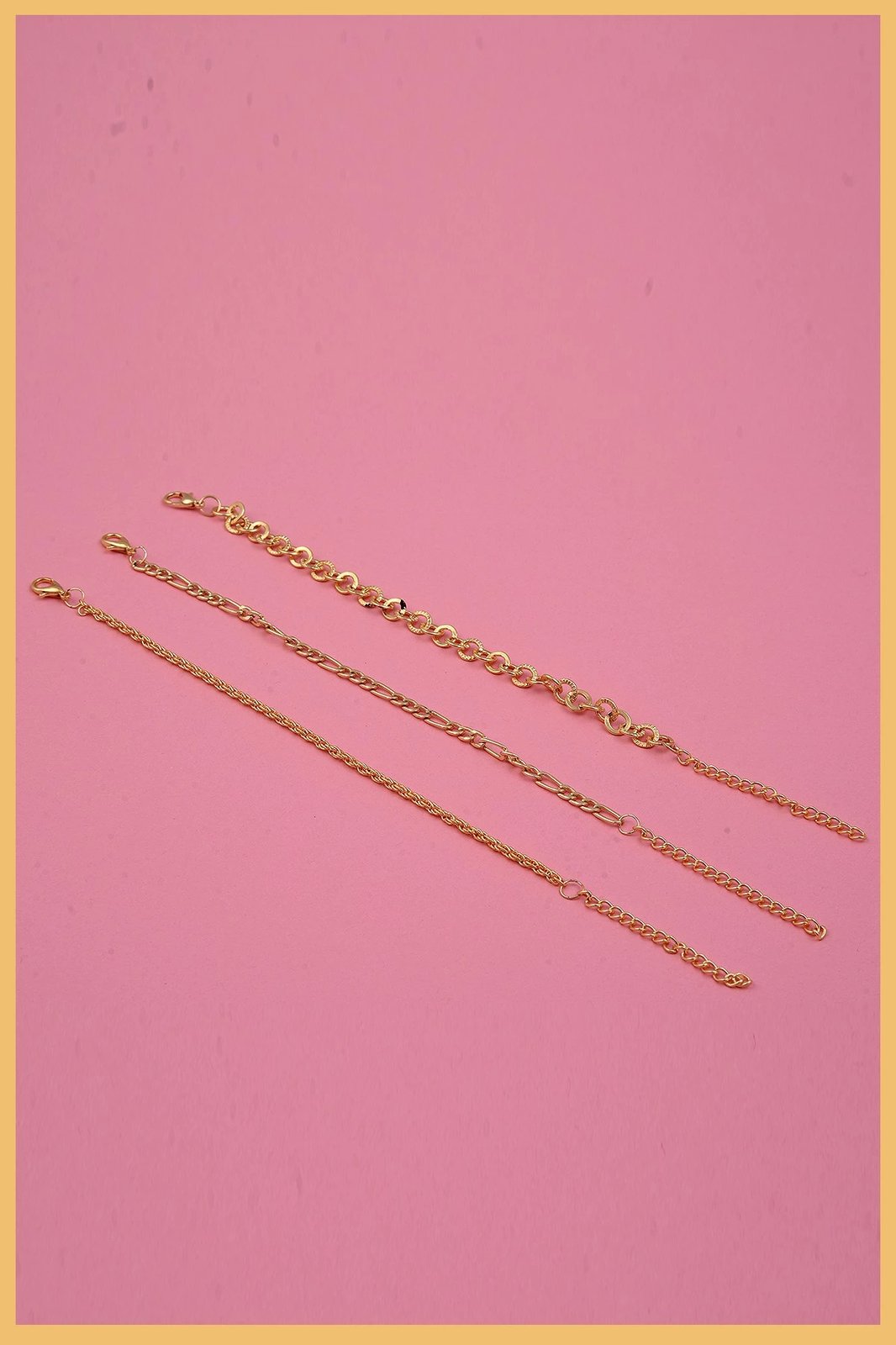 Set byzylykësh prej bronzi, ngjyrë ari, Jumeon, Blk3Hlkl