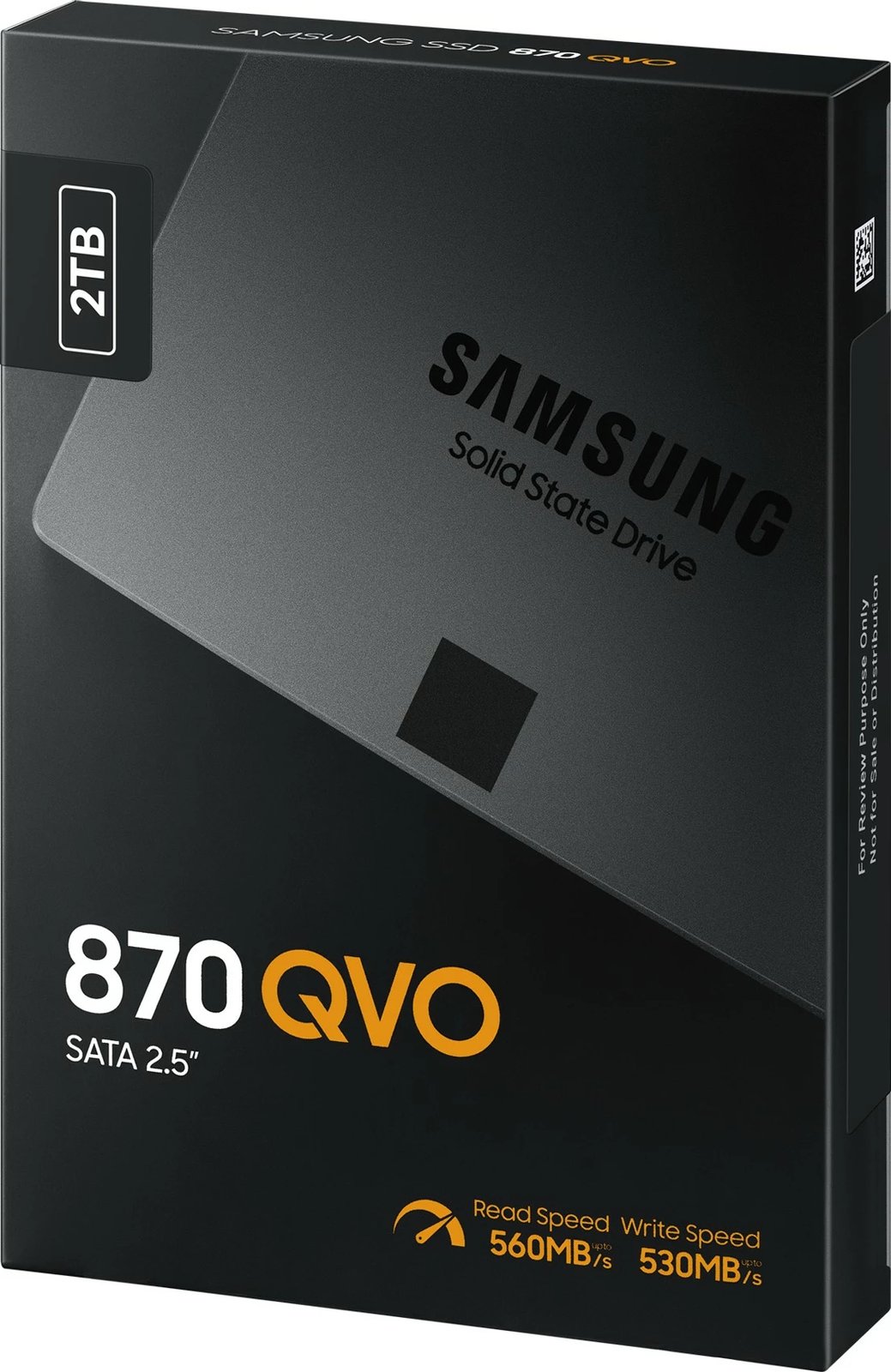 SSD Samsung 870 QVO, 2 TB, 2.5", 560 MB/s, 6 Gbit/s