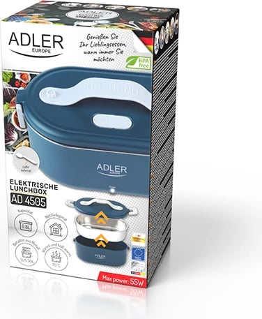 kuti dreke elektrike, Adler AD 4505, 0.8L, blu, me lugë