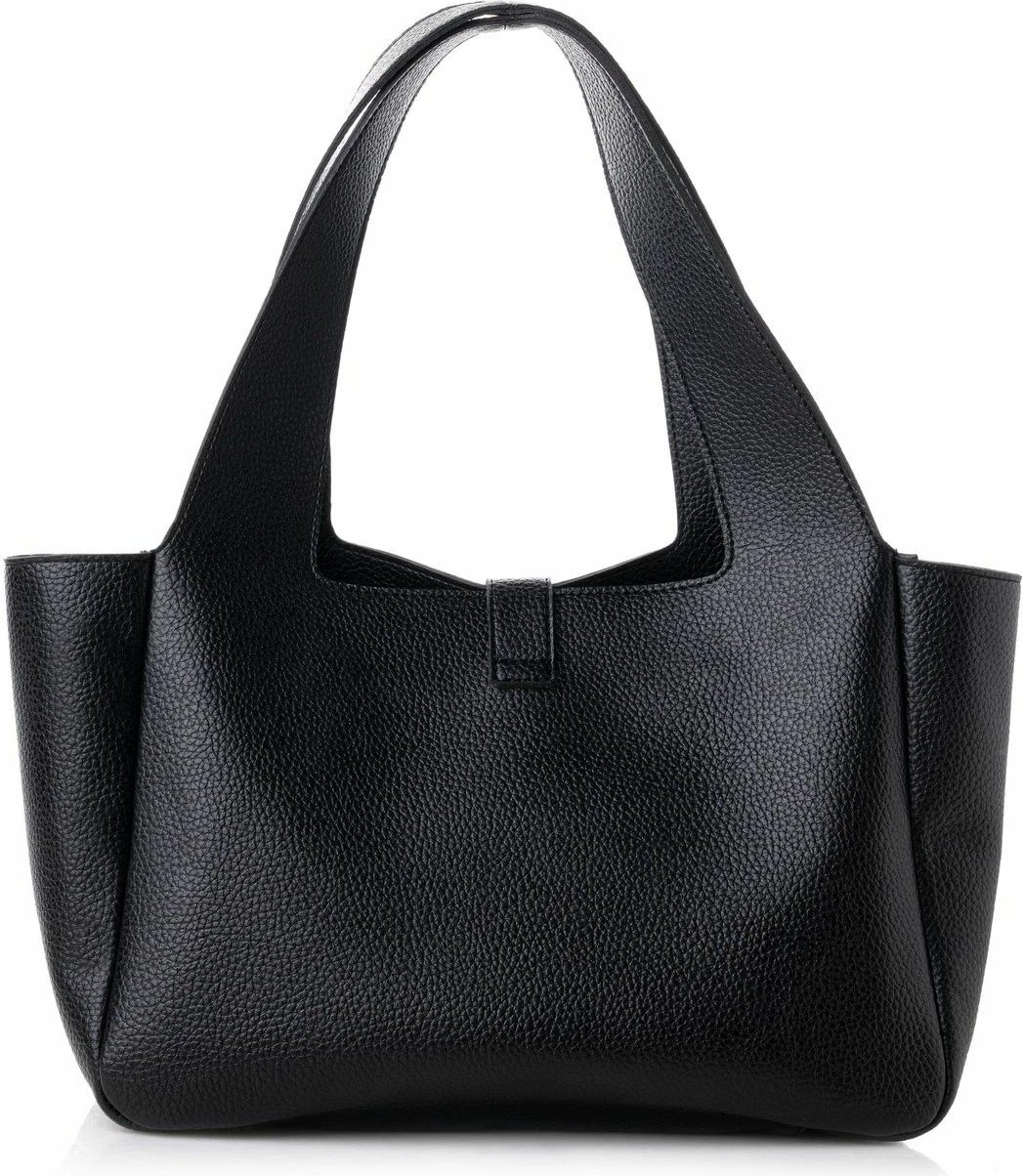 Çantë tote e zezë Vince Camuto, L'Aquila