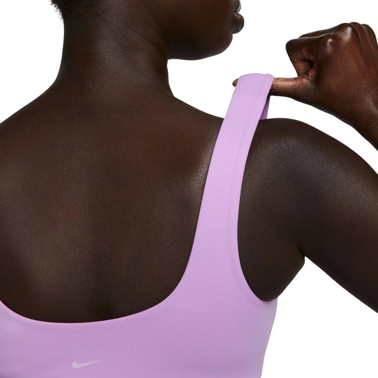 Bra sportive Nike për femra, e purpurt