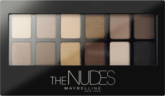 Paletë për sy Maybelline The Nudes për femra, Nudes, 1 paletë