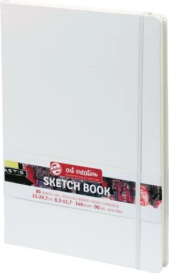 Skicëlibër Talens Art Creation 80 Fletë 21x30cm 140g, Bardhë