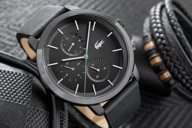 Orë dore për meshkuj Lacoste Replay, e zezë