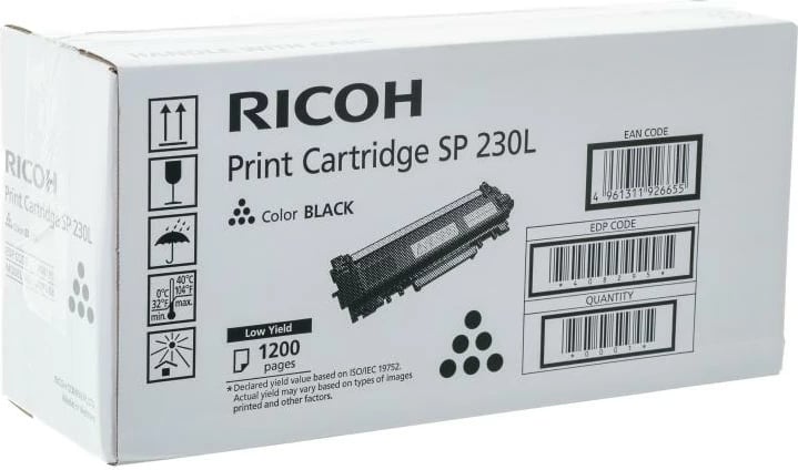 Toner, Ricoh, SP 230L (408295), 1200 faqe, i zi