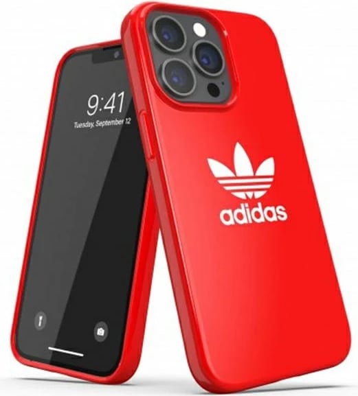 Mbështjellës Adidas OR SnapCase Trefoil për iPhone 13 Pro / 13, 6.1", Kuq