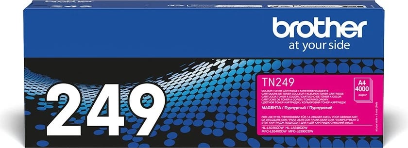 Toner Brother TN-249M, 4000 faqe, Magenta, 1 copë