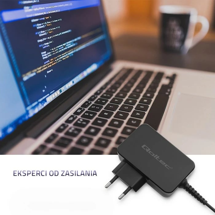 Furnizues energjie Qoltec 52395 për Asus, 33W, 19V, 1.75A, Micro USB, zi