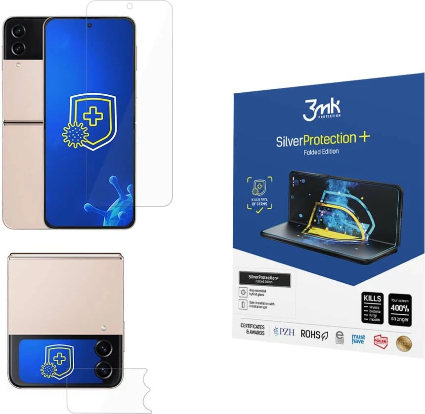 Folje mbrojtëse 3mk SilverProtection+ Folded Edition për Samsung Galaxy Z Flip 4