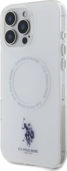 Mbështjellës U.S. Polo Assn. për iPhone 16 Pro, MagSafe, Bardhë Mbështjellës U.S. Polo Assn. për iPhone 16 Pro, MagSafe, Bardhë