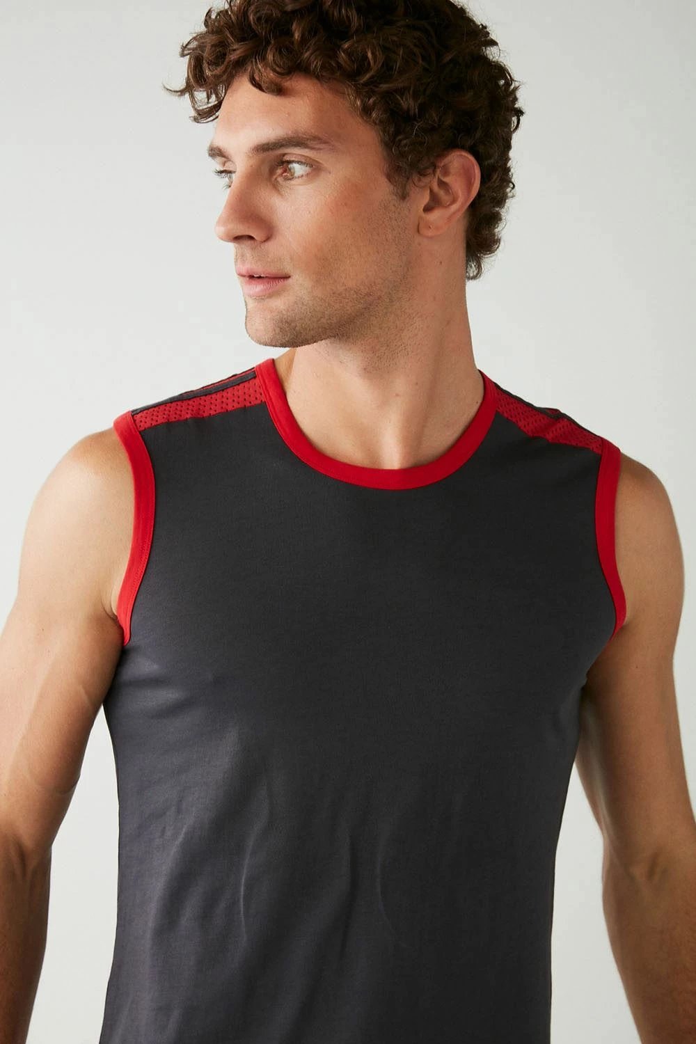 Fanellë e brendshme për meshkuj Jumeon, fume, 100% pambuk