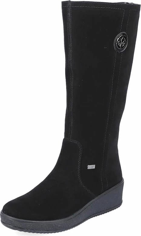 Çizme të gjata për femra Rieker, të zeza