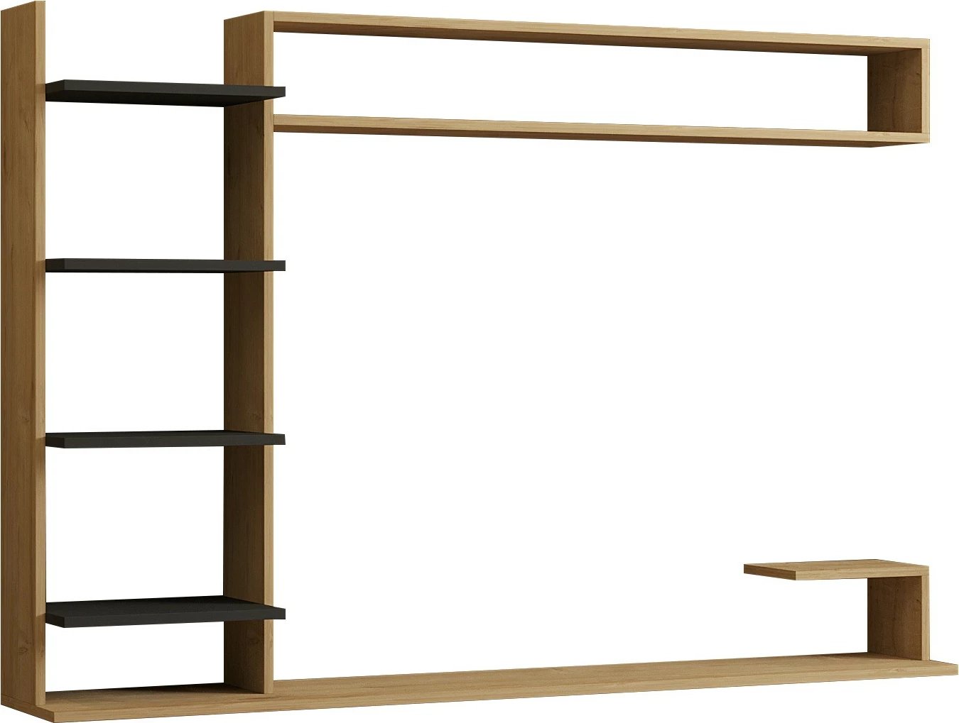 Kënd TV Hanah Home, ngjyrë safir dhe antracit, stil skandinav, 180x121.8x29.6cm