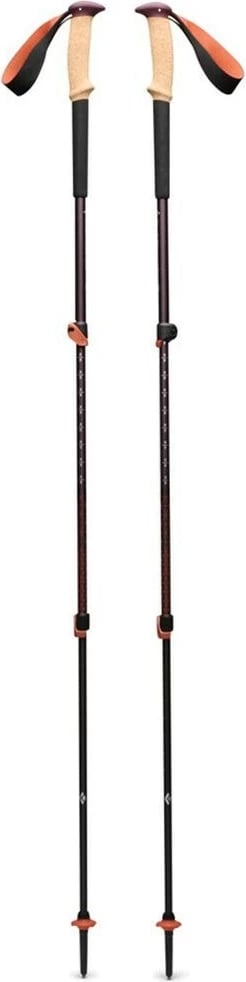 Shkopinj trekking Black Diamond Trail Cork BD110065, 1400 mm, alumini, set 2 copë