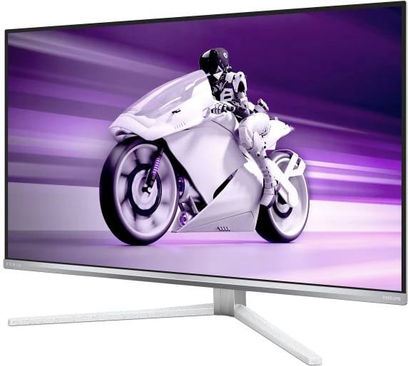 Monitor, Philips, Evnia 8000 32M2N8900, 32" 4K UHD QD‑OLED 240 Hz, DisplayHDR True Black 400, ngjyrë e zezë/e kaltër/e bardhë