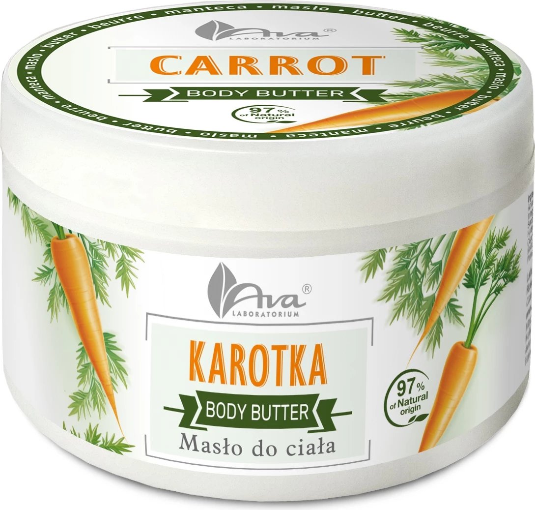 Buter për trup Ava Laboratorium Carrot Body Butter për femra 250g
