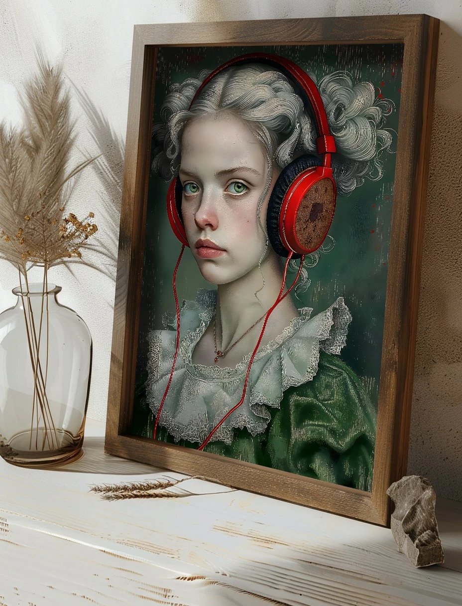 Pikturë dekorative me kornizë MDF, Wallity, GE047-L