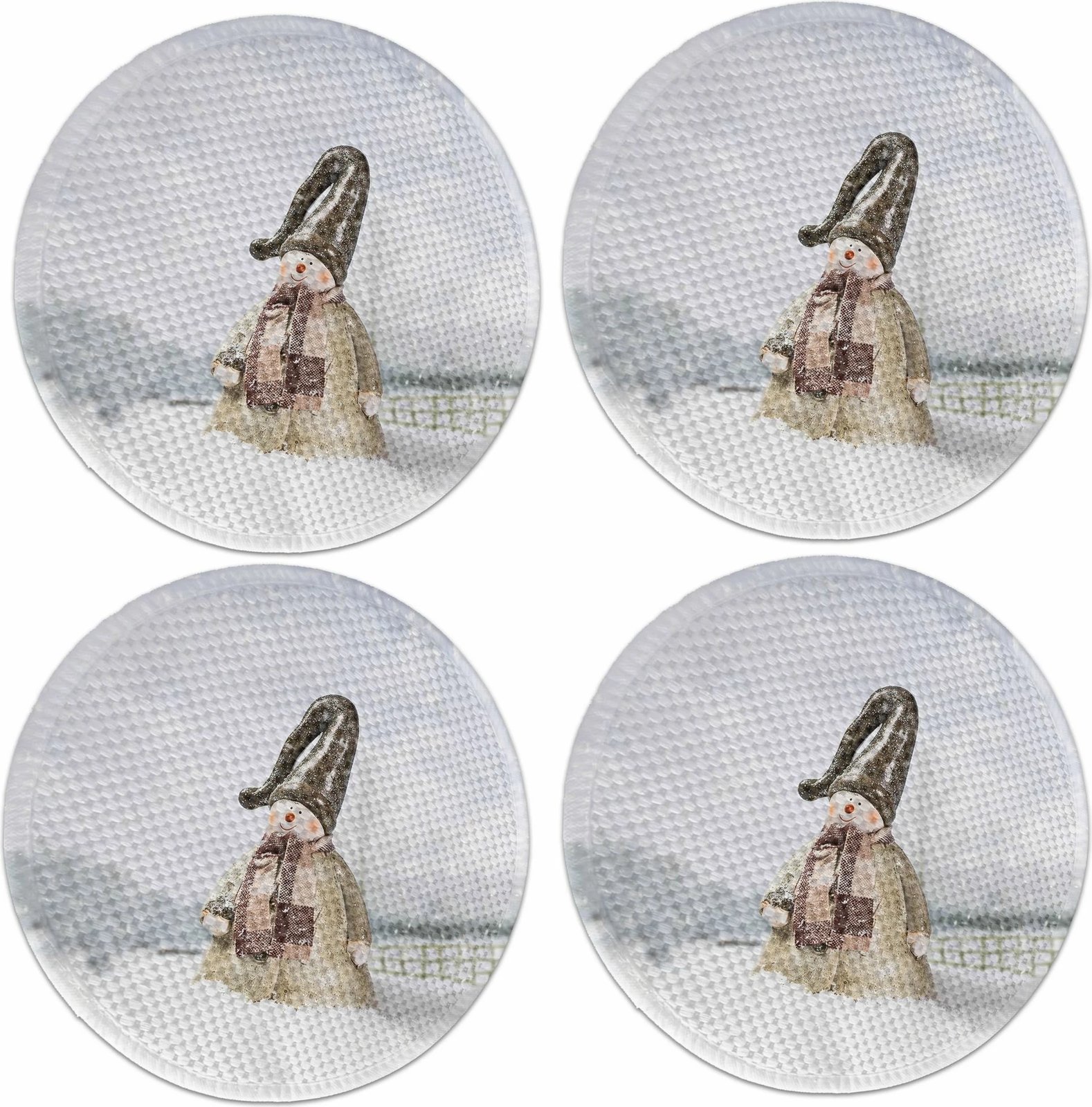 Set nënshtrues tavoline Hermia Concept, shumëngjyrësh, 4 copë, 37cm