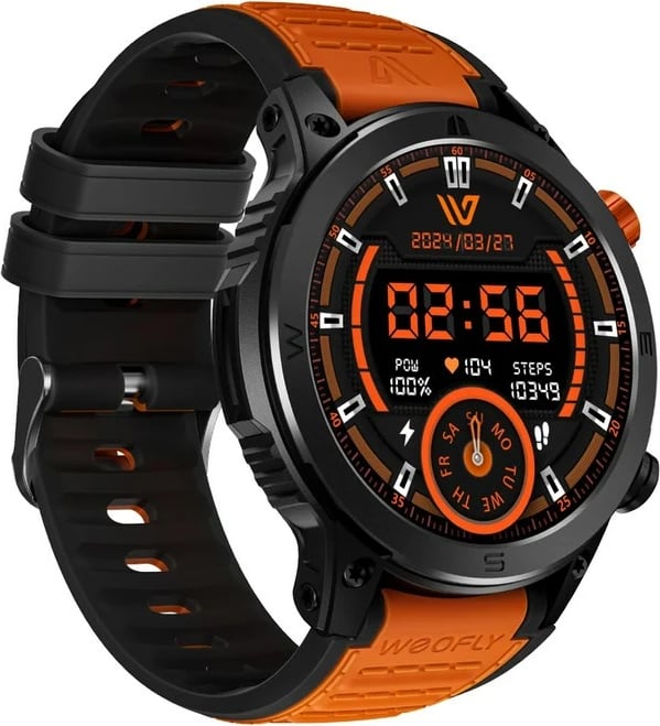 Smartwatch Weofly Conquer, 1.43" AMOLED, Bluetooth 5.3, IP68, Portokalli