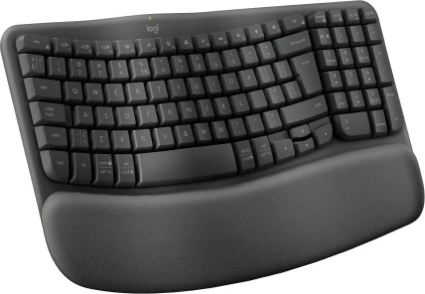 Tastierë Logitech Wave Keys wireless 2.4 GHz Bluetooth LE QWERTY US International grafit Tastierë Logitech Wave Keys wireless 2.4 GHz Bluetooth LE QWERTY US International grafit