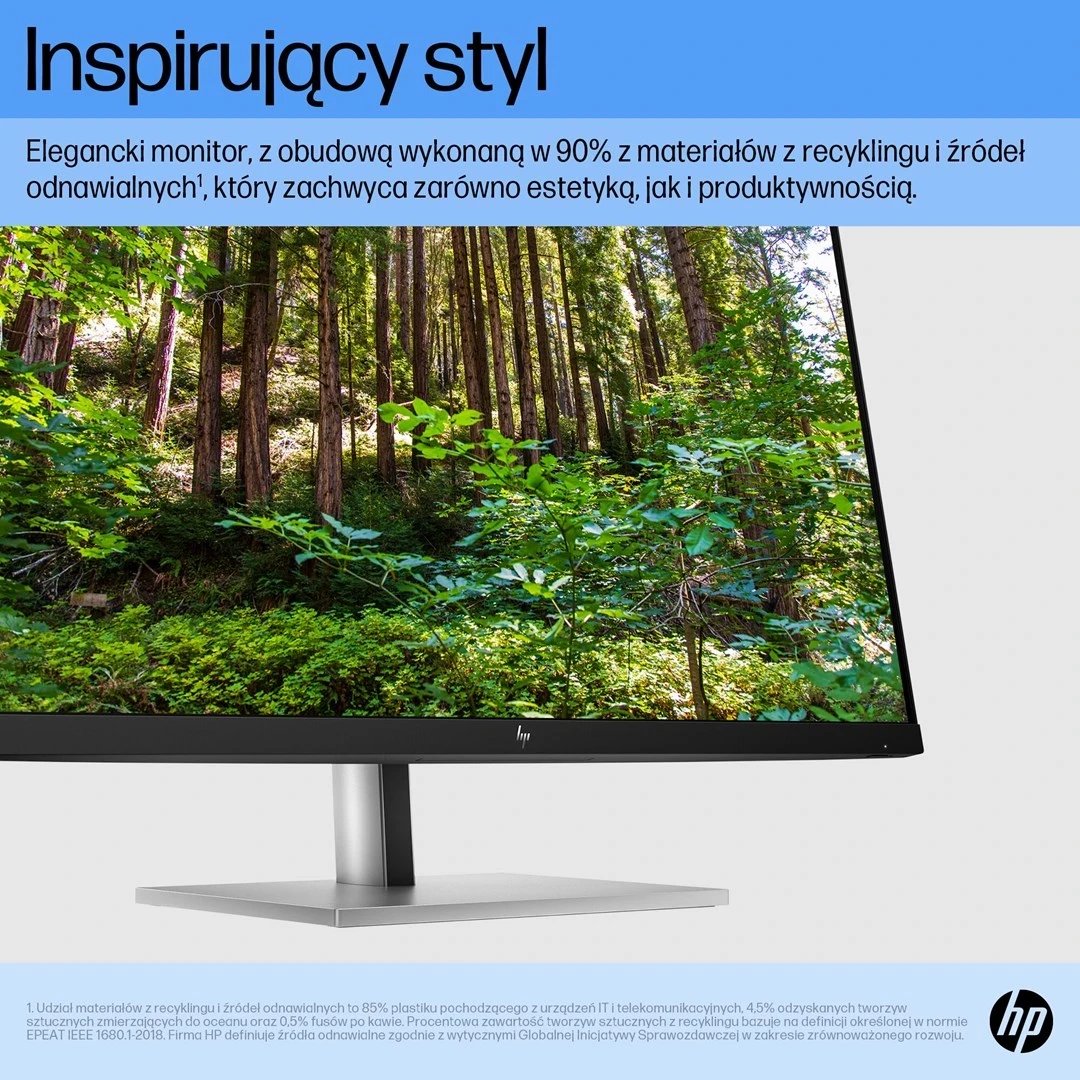 Monitor HP E27 G5, 27", Full HD, 75Hz, i zi/argjend
