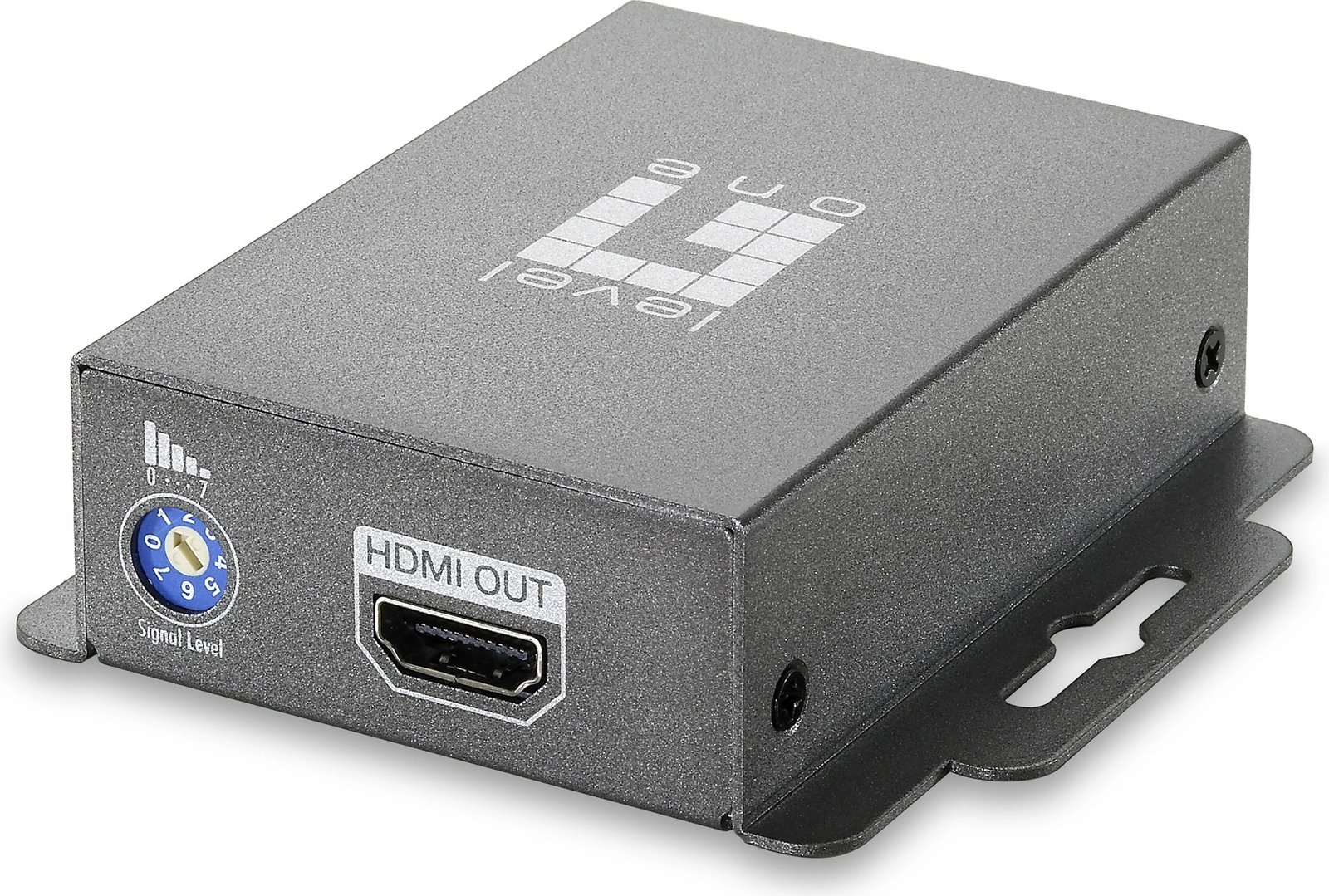 Marrës AV LevelOne HDSpider™, HDMI mbi Cat.5, 1920 x 1080 piksel, 60 m, Gri