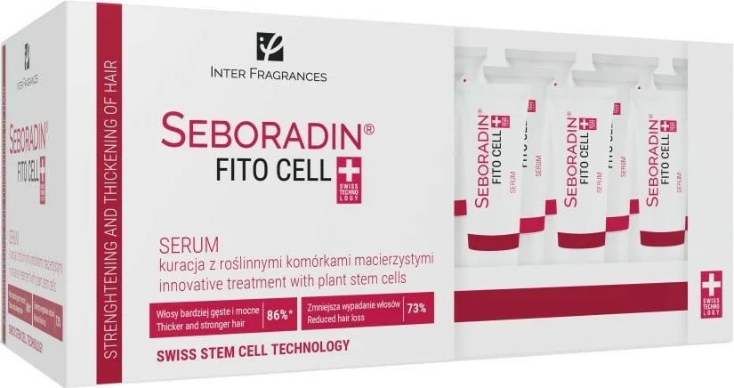 Serum për rritje të flokëve për femra SEBORADIN Fito Cell, 15x6g