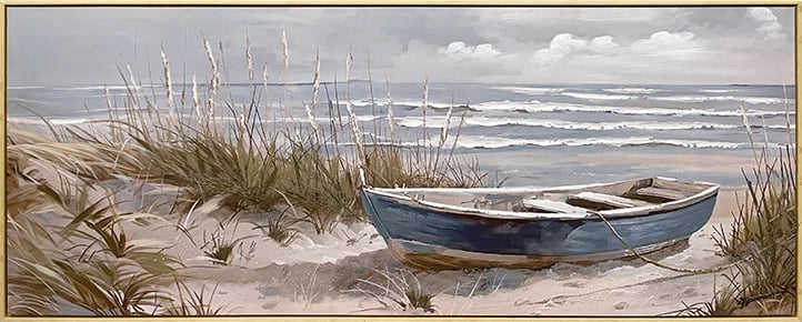 Pikturë në kanavacë Barcu I Inart me kornizë, 150x3.5x60cm