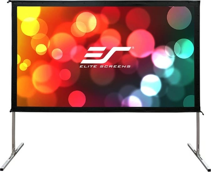 Ekran projektori Elite Screens Yard Master 2 Dual, 135 inch, manual, 16:9, alumini, zi