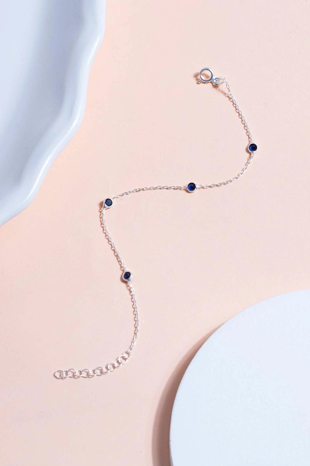 Byzylyk argjendi Jumeon, ngjyrë kaltër e errët, TFNY65229