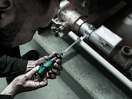 Drejtuse Turbo Wera 826 T Kraftform, 1/4 inch, 146mm