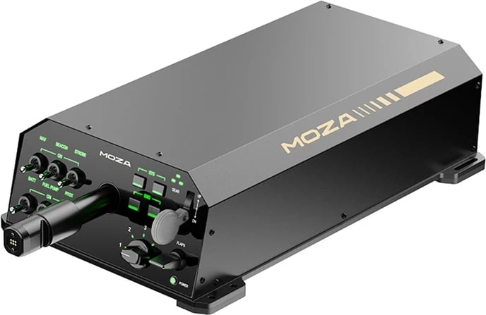 Baza për yoke Moza Racing AY210 për PC, e zezë
