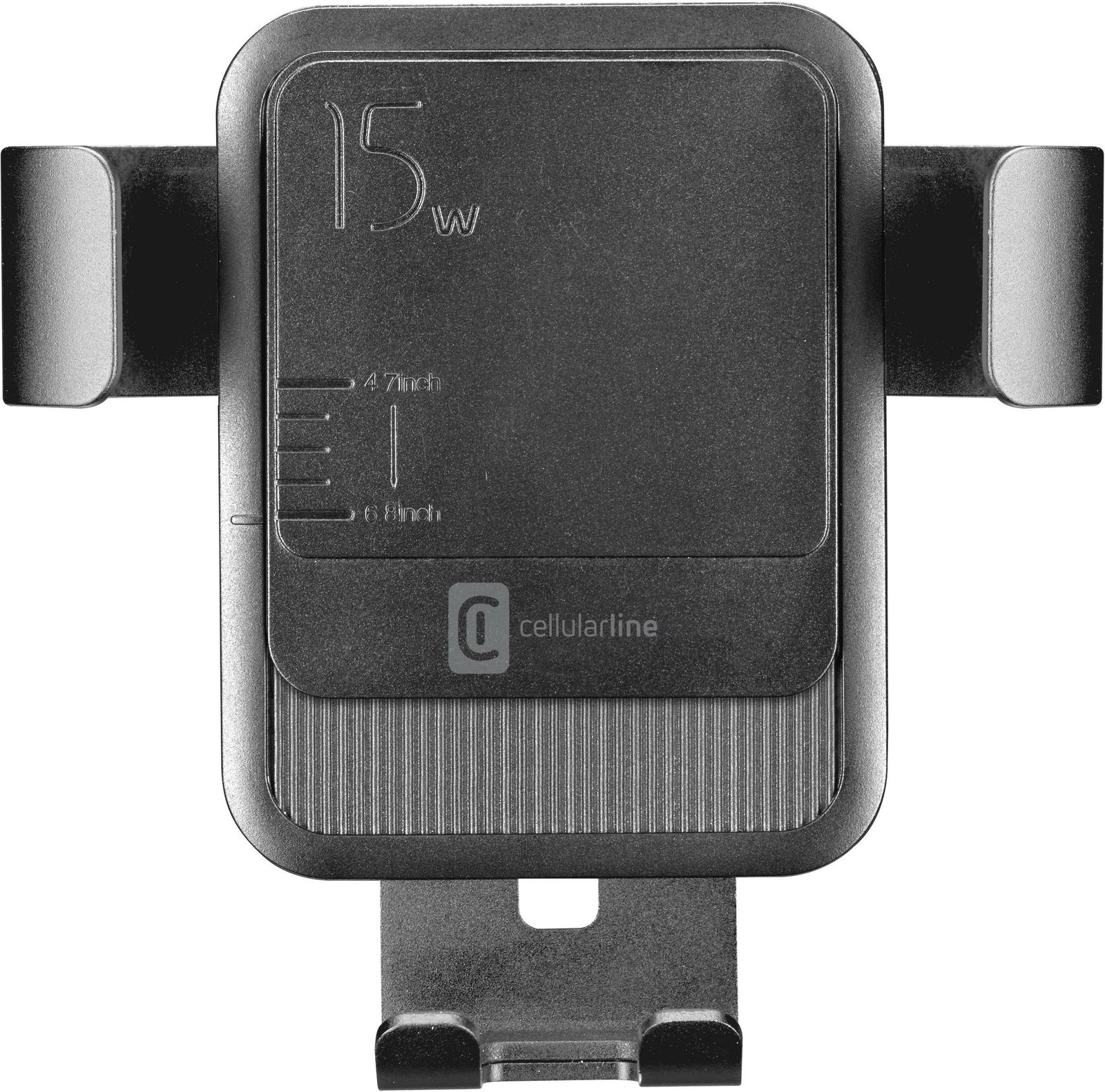 Mbajtës aktiv celulari Cellular Line SLIDE AIR, karikim wireless 15W, i zi