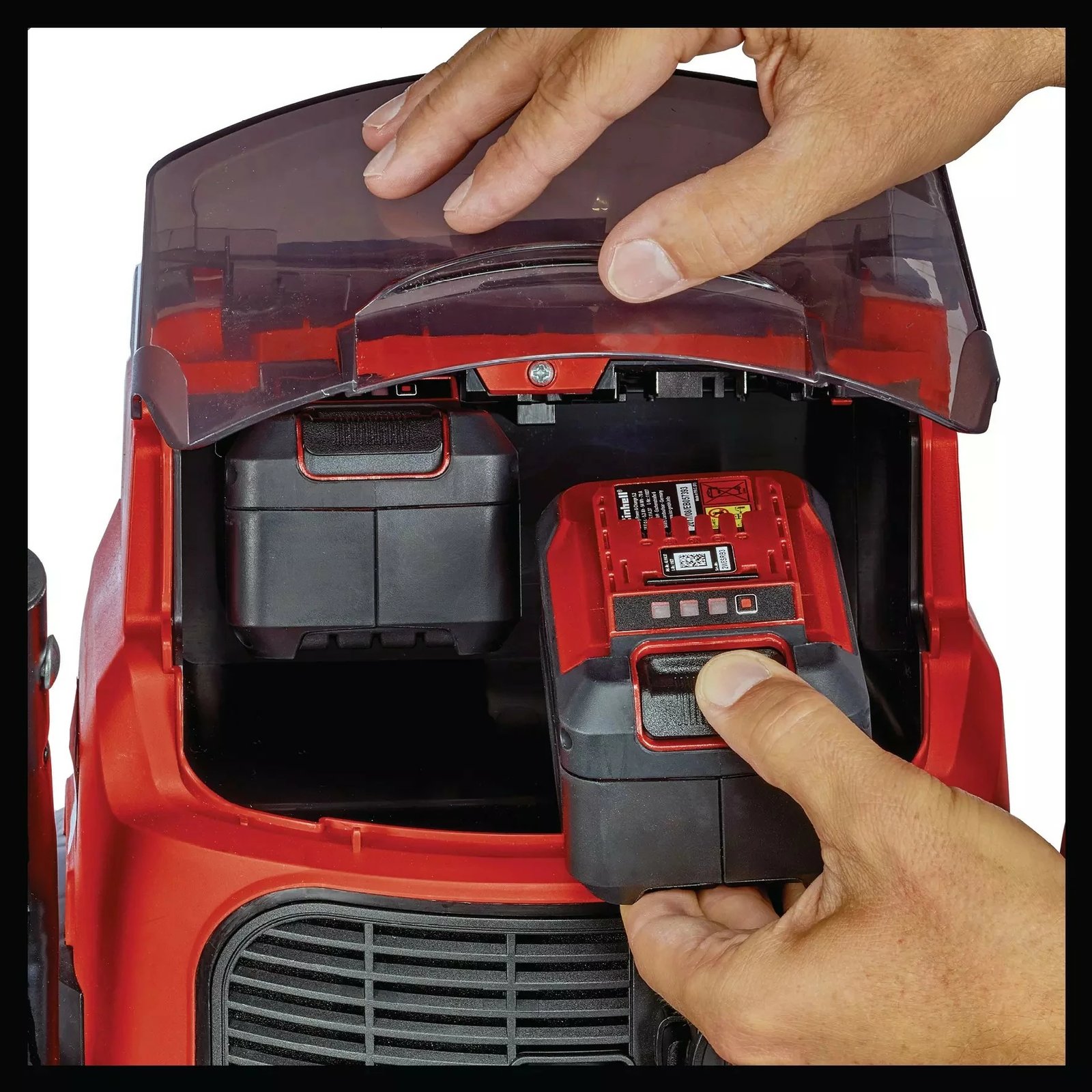 Fshesë me kova Einhell TE-VC 36/30 Li S-Solo, 30L, pa kabllo, pastrim i lagësht dhe i thatë, e zezë/e kuqe/e hirtë Fshesë me kova Einhell TE-VC 36/30 Li S-Solo, 30L, pa kabllo, pastrim i lagësht dhe i thatë, e zezë/e kuqe/e hirtë