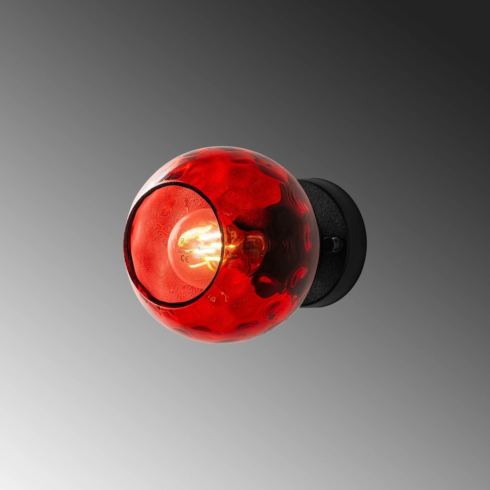 Llambë muri Opviq, Benek - 15 - 14391, e kuqe dhe e zezë