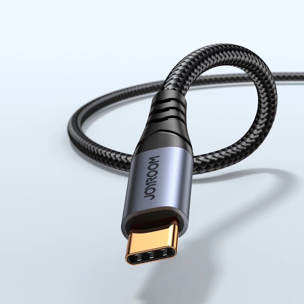 Kabllo audio, Joyroom, SY-A07 Audio Transfer Series, 3.5 mm mini jack në USB-C 1.2 m, e zezë