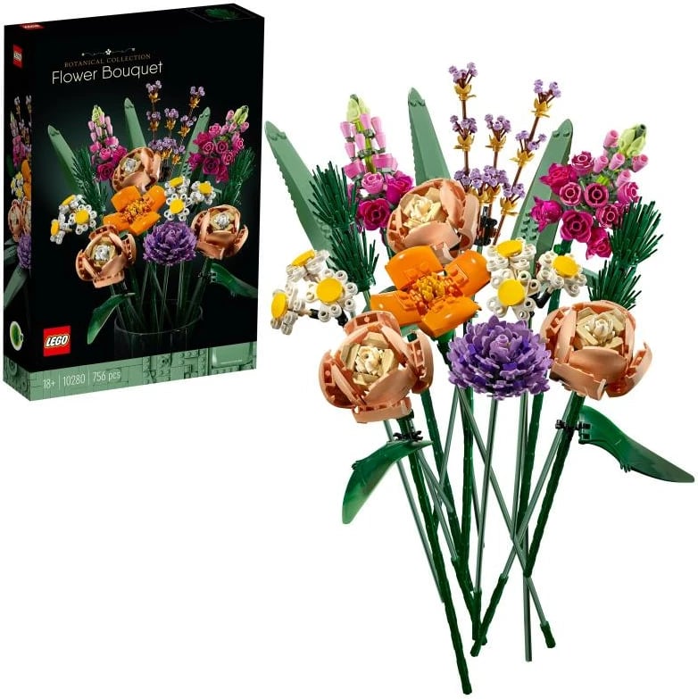 Set ndërtimi, LEGO, Creator Flower Bouquet 10280 18+, 756 copa, e zezë